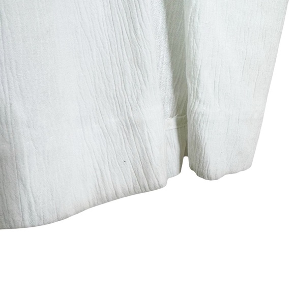 Rosetta Getty Cape Mini Dress White Flawed Size 6 - Picture 10 of 10